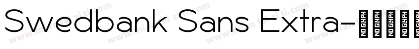 Swedbank Sans Extra字体转换